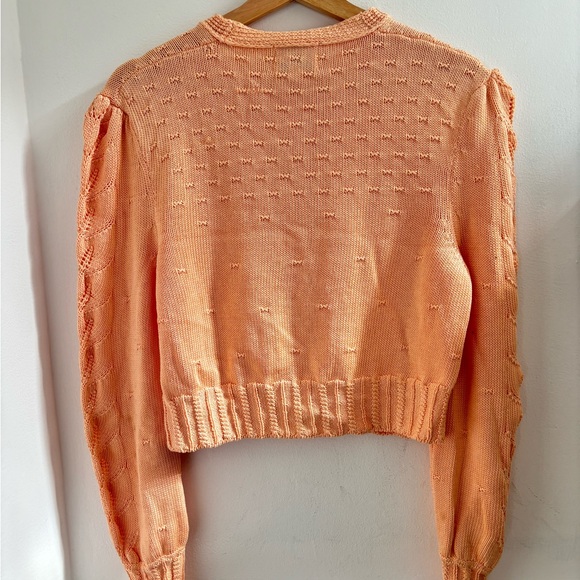 Rouje Maya Cardigan in Peach size 36 - Picture 9 of 12